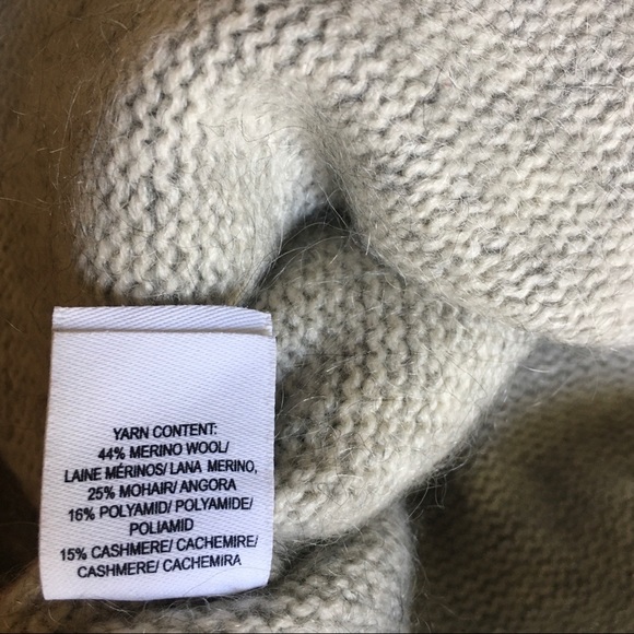 {derek lam} gray wool/mohair/cashmere sweater - Picture 3 of 4